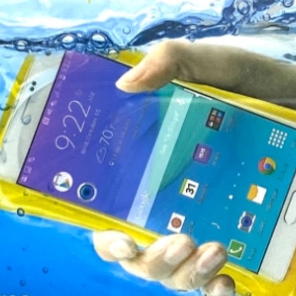 Waterproof Case Smartphone WP-C2 Dicapac Mobile Phone 14.5 cm 5.7" Cover Yellow - Picture 5 of 5